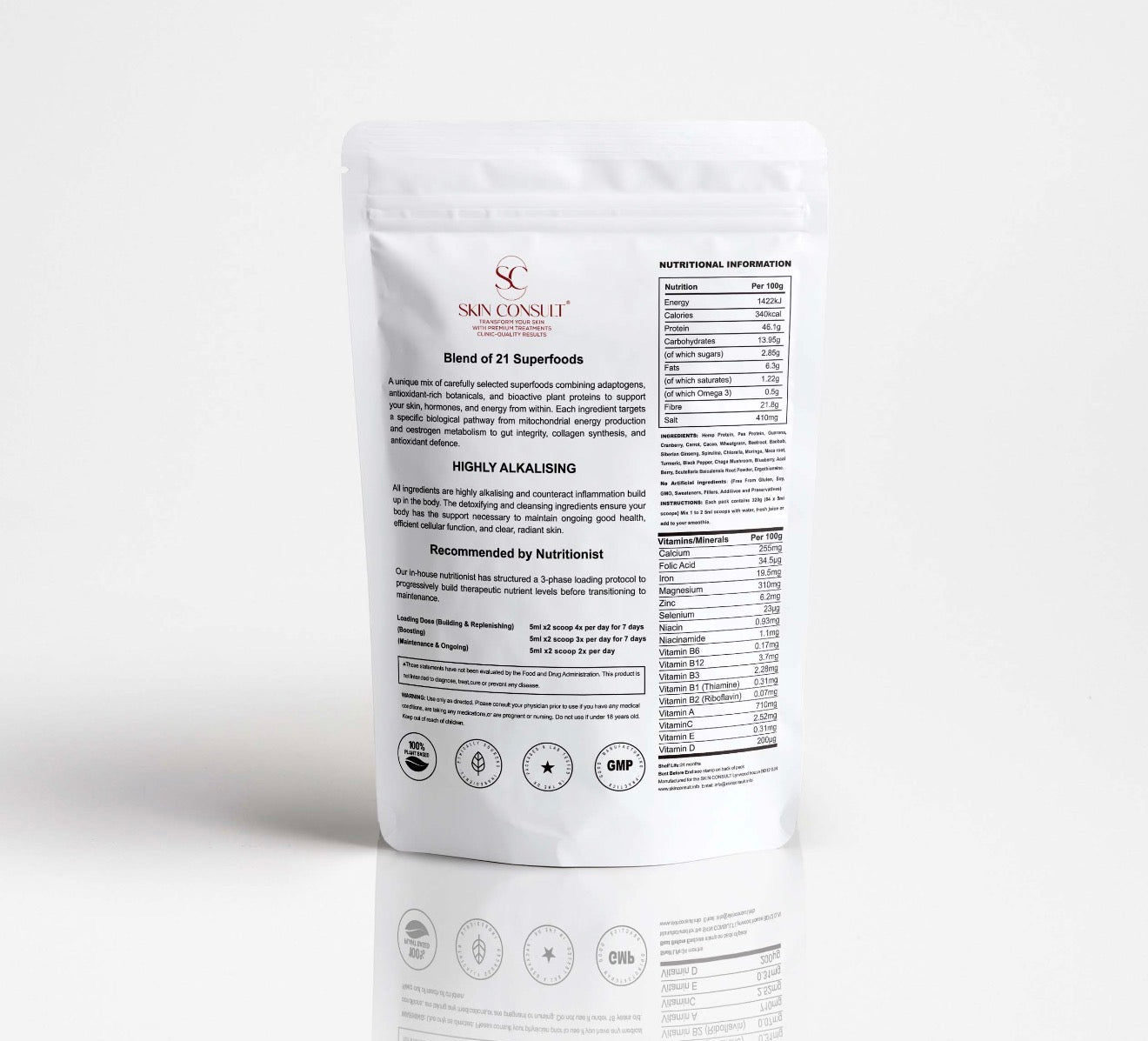VitaGlow Inner Harmony Superfood Blend | Advanced Women's Wellness Formula | 320g
