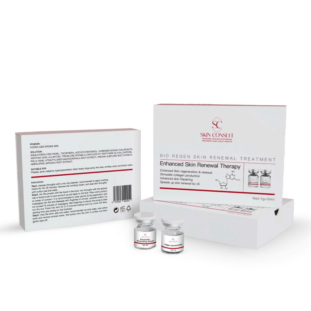 BioRegen Skin Renewal Clinical Treatment Kit | Professional Treatment Adapted for Home Use