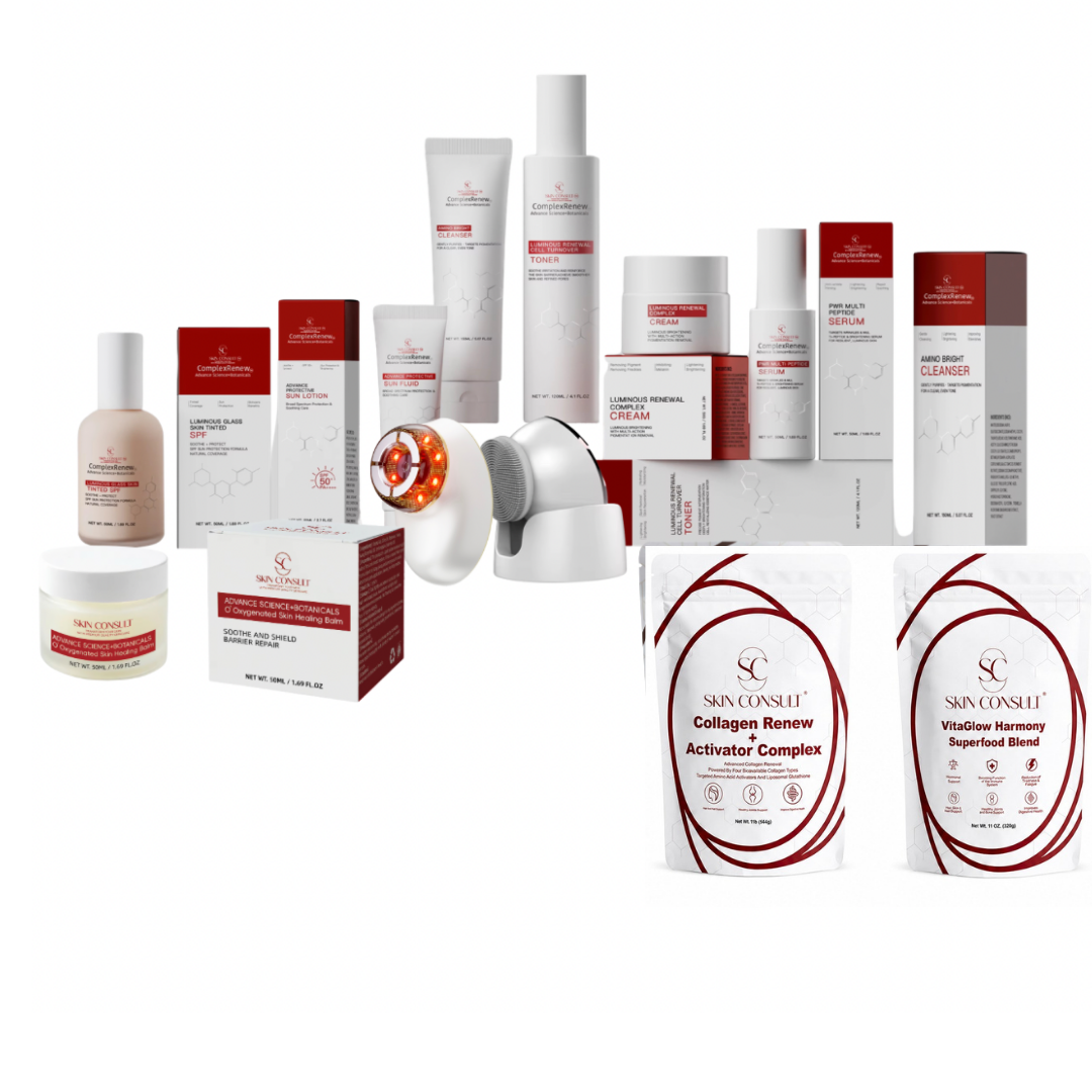 Total Skin Reboot System | 360° Skincare, Devices & Inner Wellness Bundle